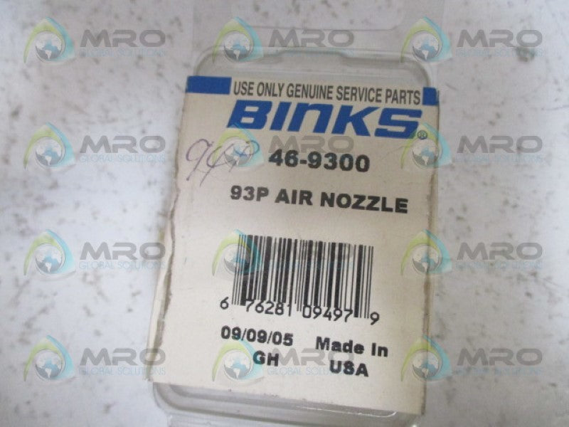 BINKS 46-9300 AIR NOZZLE *NEW IN ORIGINAL PACKAGE*