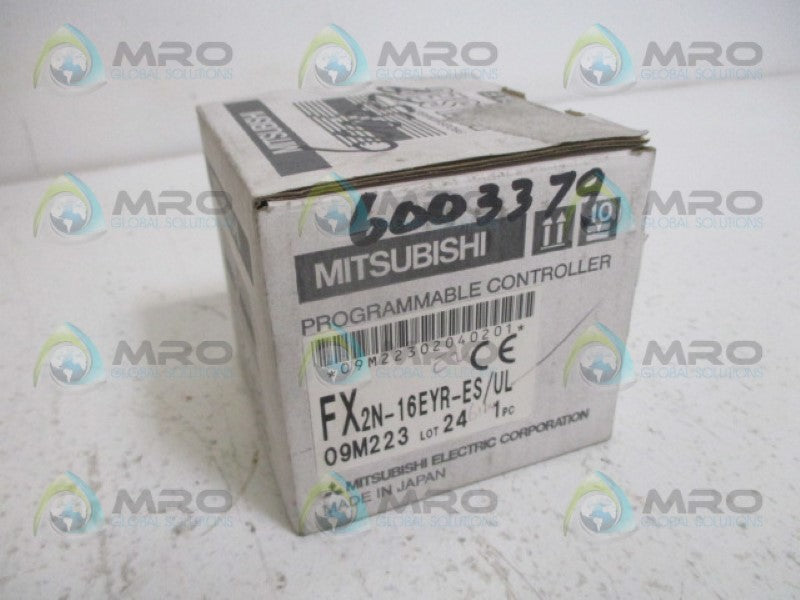 MITSUBISHI FX2N-16EYR-ES/UL PROGRAMMABLE CONTROLLER 30VDC/240VAC *NEW IN BOX*