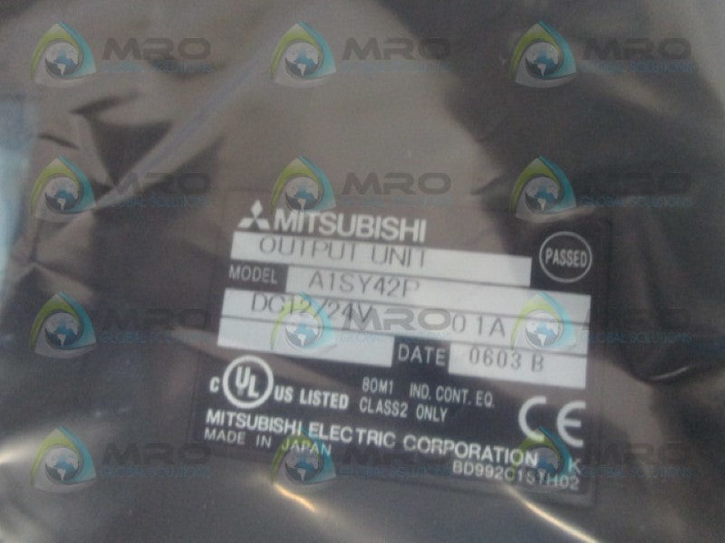 MITSUBISHI A1SY42P OUTOUT MODULE 64PT 12-24VDC *NEW IN BOX*