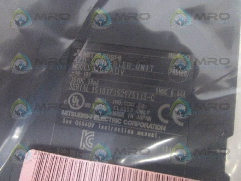 MITSUBISHI Q68ADV A/D CONVERTER UNIT *NEW IN BOX*