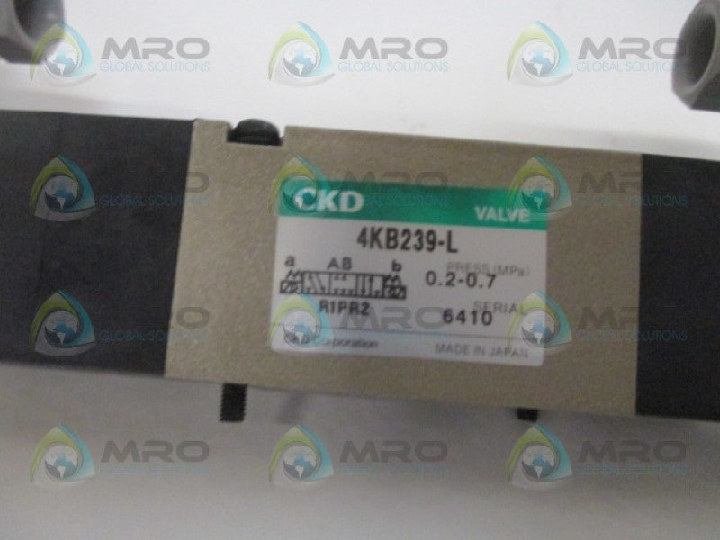CKD 4KB239-L VALVE 0.2-0.7 PRESSURE *USED*