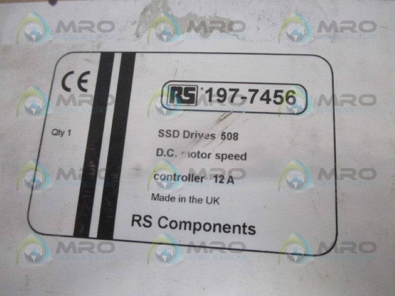 RS/ SSO DRIVES 197-7456 MOTOR CONTROLLER *NEW IN BOX*