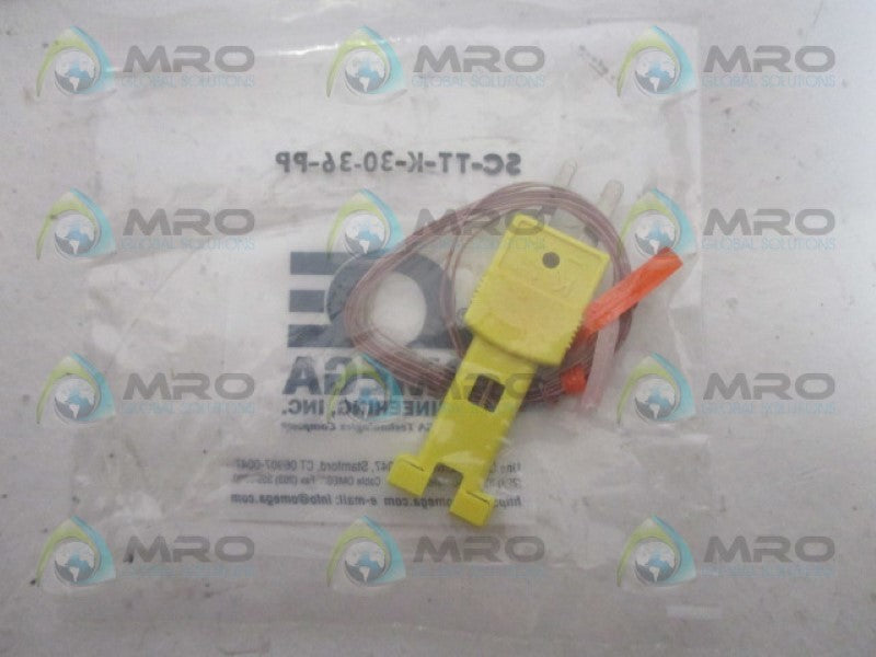 OMEGA SC-TT-K-30-36-PP SAFETY CLIP THERMOCOUPLE CONNECTOR  *NEW IN FACTORY BAG*