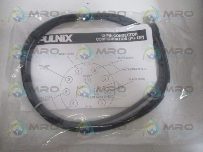 PULNIX 12P-02S CONNECTOR CONFIGURATION CABLE 12-PIN *NEW IN FACTORY BAG*
