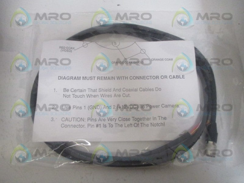 PULNIX 12P-02S CONNECTOR CONFIGURATION CABLE 12-PIN *NEW IN FACTORY BAG*