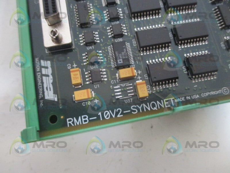 MEI MOTION ENGINEERING T010-0004 BOARD TA,RMB-10V2-SYNQNET-4C-5V *NEW IN BOX*