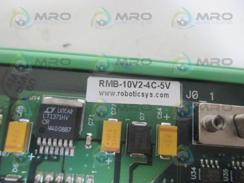 MEI MOTION ENGINEERING T010-0004 BOARD TA,RMB-10V2-SYNQNET-4C-5V *NEW IN BOX*