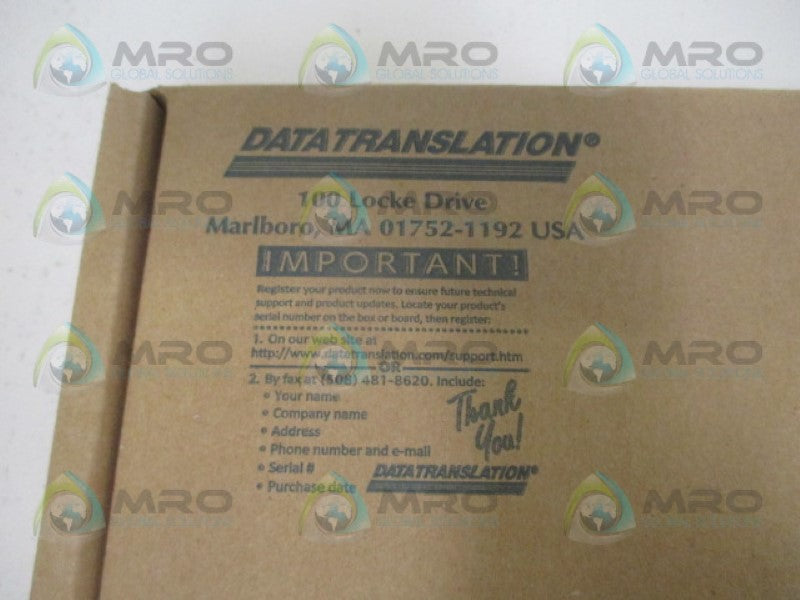DATA TRANSLATION DT322-PBF PCI DATA ACQUISITION BOARD *FACTORY SEALED*