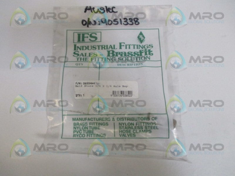 IFS 06SS4M4 BRASS FITTING NSMP