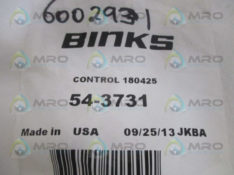 BINKS 54-3731 CONTROL 180425 *NEW IN FACTORY BAG*