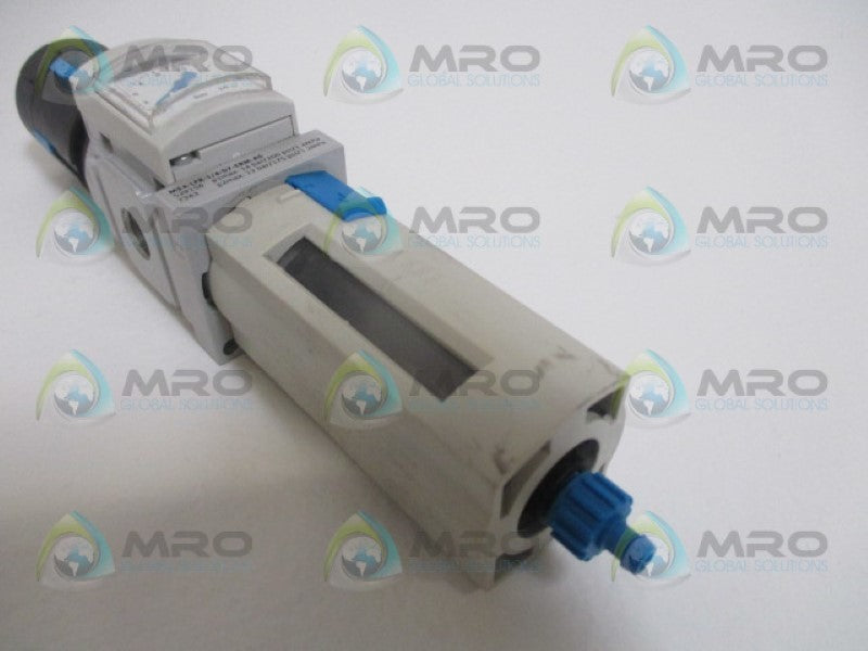 FESTO MS4-LFR-1/4-D7-ERM-AS FILTER REGULATOR UNIT  *USED*