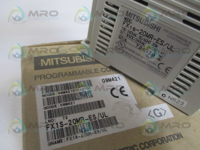 MITSUBISHI FX1S-20MR-ES/UL PROGRAMMABLE CONTROLLER *NEW IN BOX*