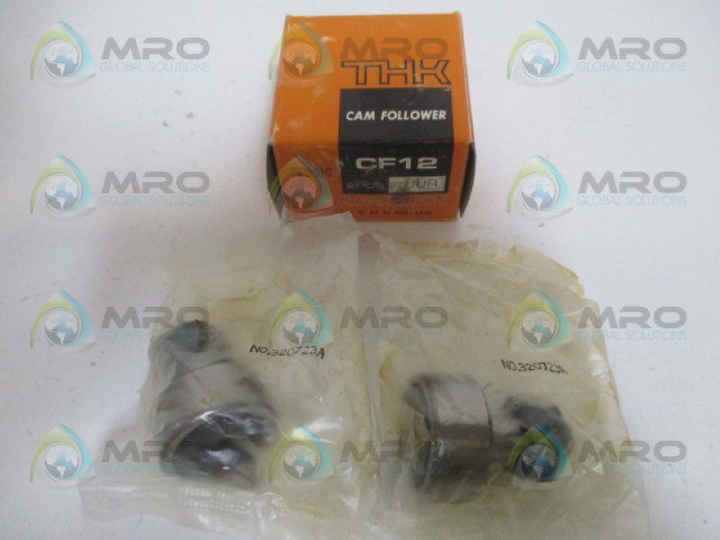 THK CF12UUR CAM FOLLOWER (PKG OF 2) *NEW IN BOX*
