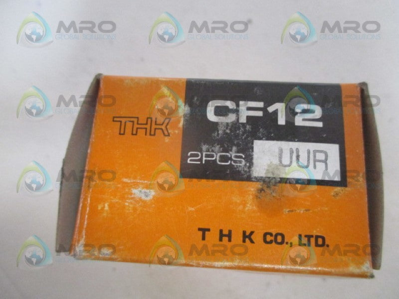 THK CF12UUR CAM FOLLOWER (PKG OF 2) *NEW IN BOX*