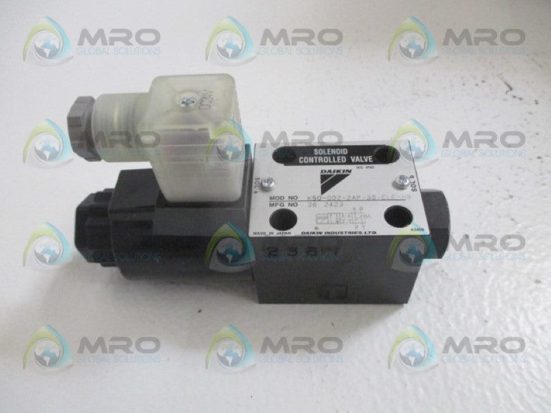 DAIKIN KS0-G02-2AP-30-CLE-H8 CONTROLLED VALVE 24VDC NSNP