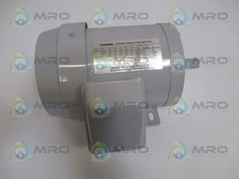 TOSHIBA JEC-2137-2000 INDUCTION MOTOR 0.75KW 4P *NEW NO BOX*