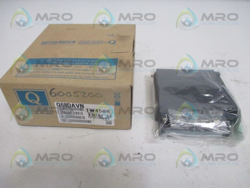 MITSUBISHI Q68DAVN D/A CONVERTER UNIT 24VDC *NEW IN BOX*