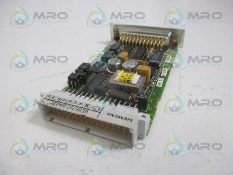 SIEMENS SIMATIC S5 6ES5752-0AA22 INTERFACE MODULE *NEW IN BOX*