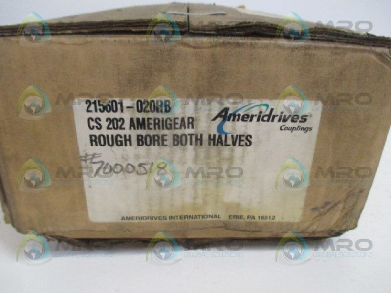 AMERIDRIVES 215601-020RB ROUGH BORE BOTH HALVES *NEW IN BOX*
