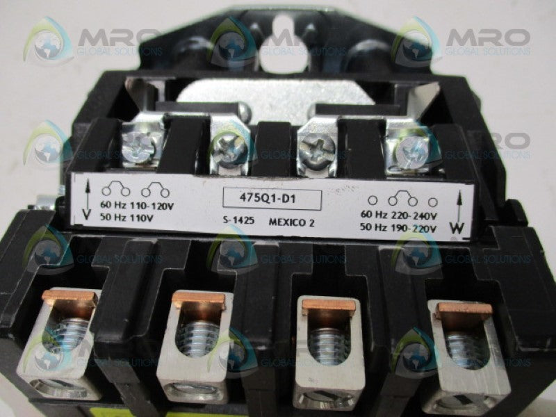 P&H MORRIS 479U190D11 MAGNETIC CONTACTOR 40A 120/240V SIZE 1-3/4" *NEW NO BOX*