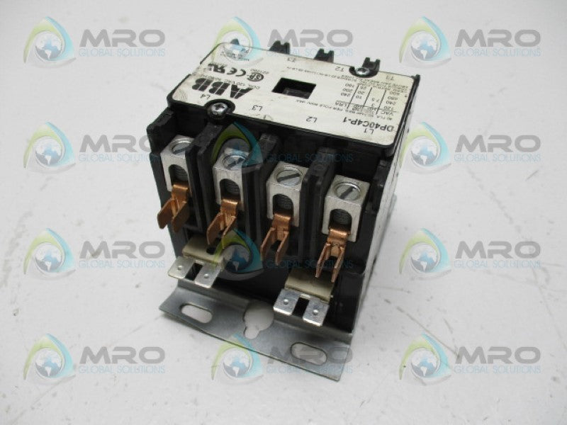 ABB DP40C4P-1 DEFINITE PURPOSE CONTACTOR 120VAC *USED*