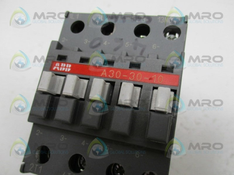 ABB A30-30-10 CONTACTOR 480V *USED*