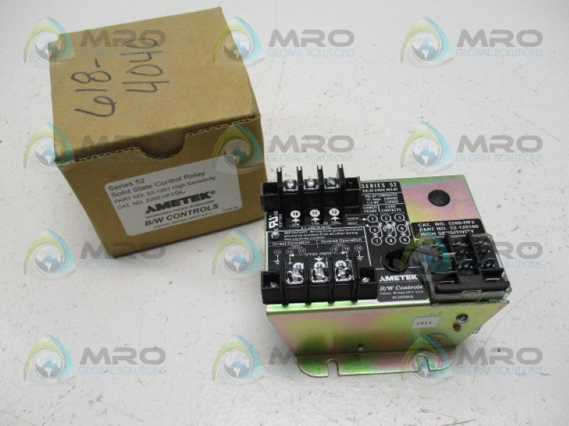 AMETEK 52-120100 SOLID STATE CONTROL RELAY 120/240VAC *NEW IN BOX*