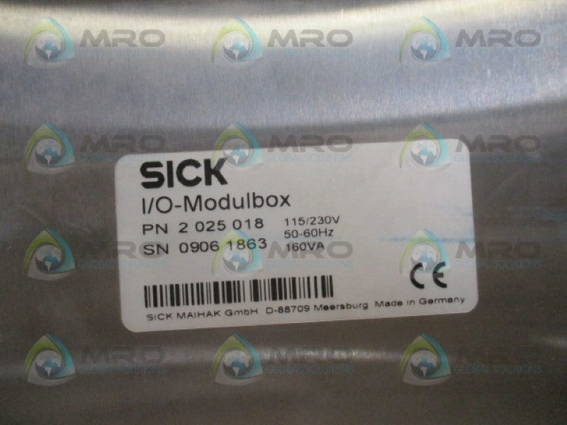 SICK 2025018 I/O MODULEBOX *NEW NO BOX*