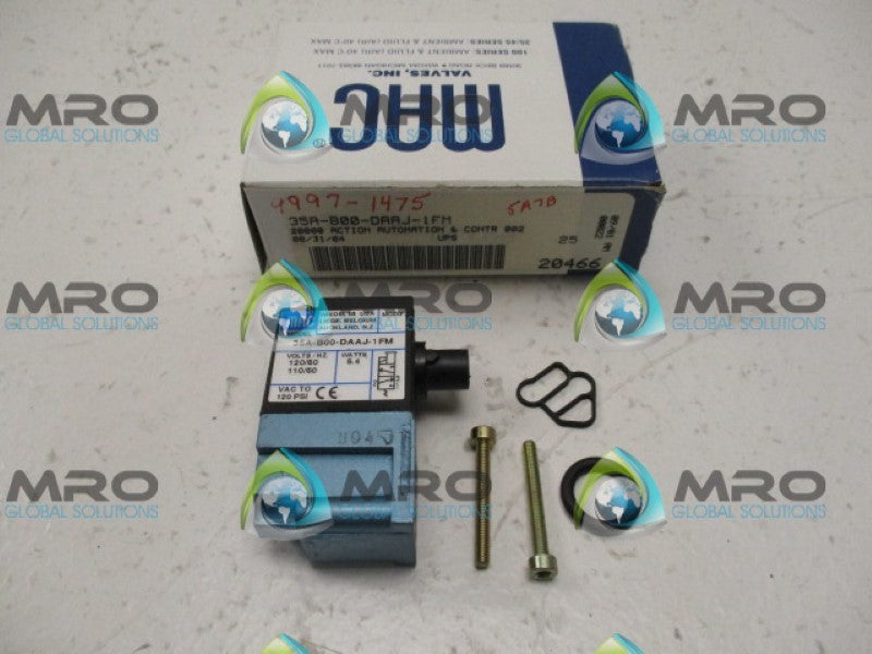 MAC 35A-800-DAAJ-1FM SOLENOID VALVE 110/120V NEW IN BOX*