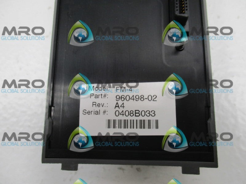 EMERSON INDUSTRIAL AUTOMATION FM-4 CONTROL TECHNIQUES MODEL 960498-02 *USED*