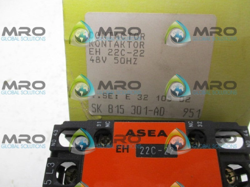 ASEA EH22C-22 CONTACTOR 48V  NSMP
