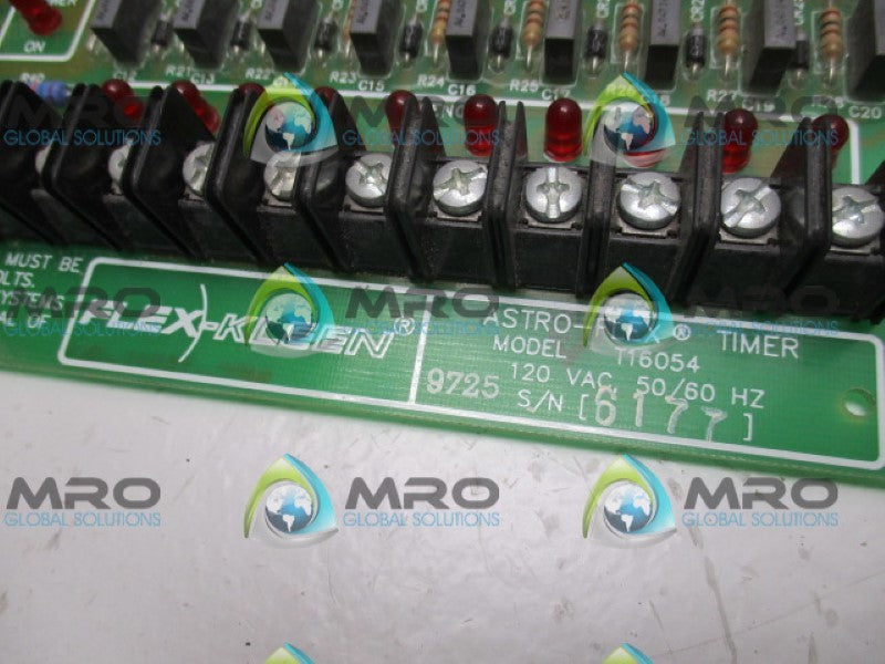 FLEX-KLEEN ASTRO-FLEX T16064 TIMER BOARD 120VAC *USED*