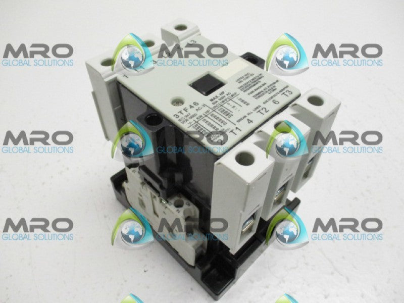 SIEMENS 3TF4622-0AK1 AC CONTACTOR 120V (AS PICTURED) *NEW NO BOX*