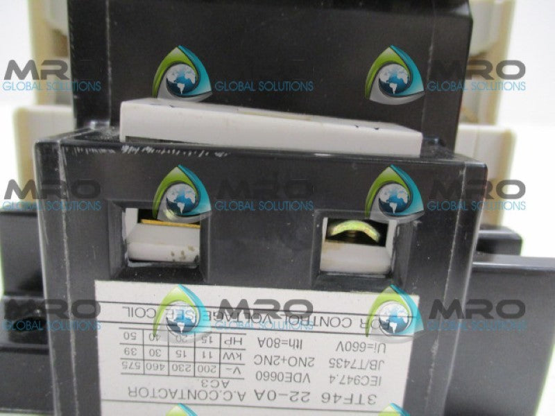 SIEMENS 3TF4622-0AK1 AC CONTACTOR 120V (AS PICTURED) *NEW NO BOX*