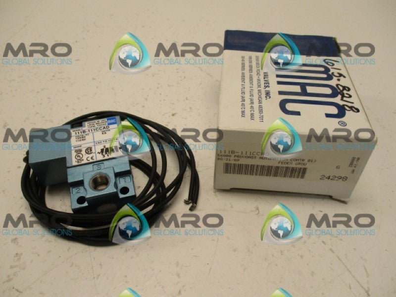 MAC 111B-111CCAD VALVE 120V *NEW IN BOX*