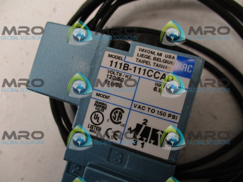 MAC 111B-111CCAD VALVE 120V *NEW IN BOX*