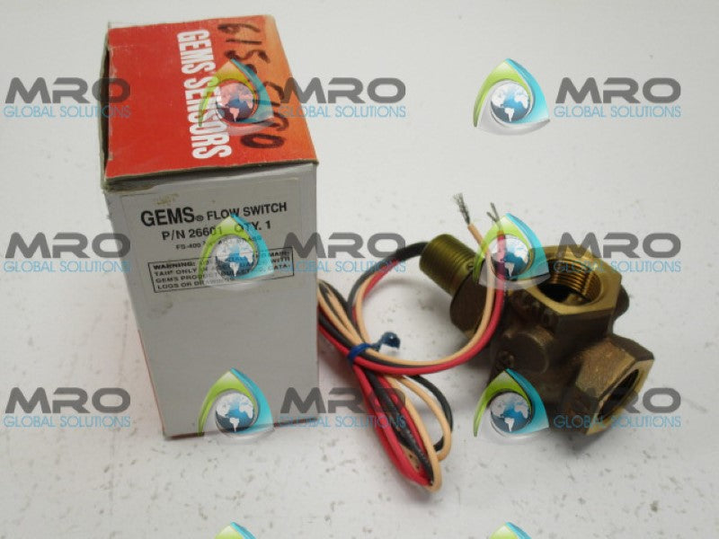 GEMS 26601 FS-400 FLOW SWITCH 3/4" *NEW IN BOX*