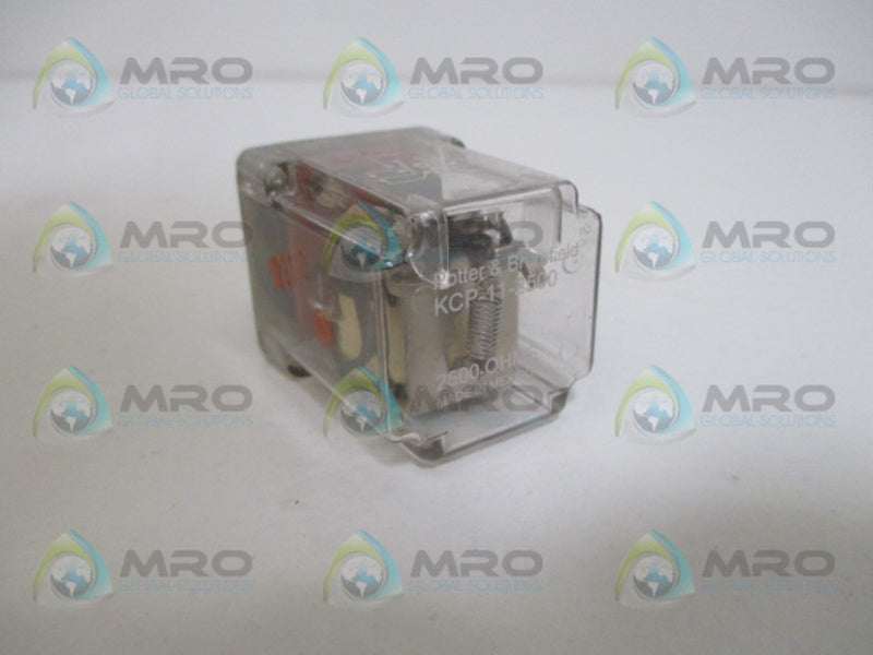 POTTER & BRUMFIELD KCP-11-2500 RELAY 2500 OHMS *USED*