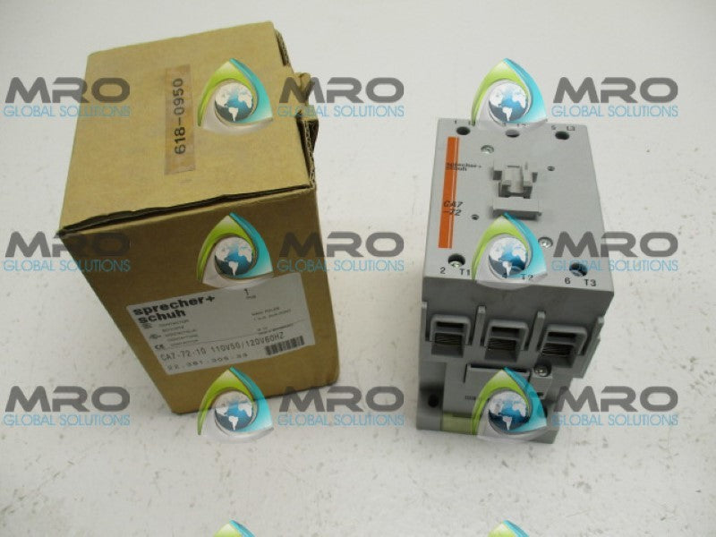 SPRECHNER+SCHUH CA7-72-10 CONTACTOR 10/120V *NEW IN BOX*