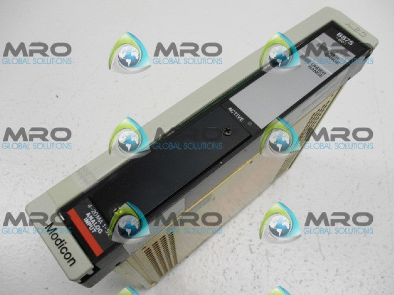 AEG SCHNEIDER AUTOMATION MODICON AS-B875-001 ANALOG INPUT MODULE *USED*