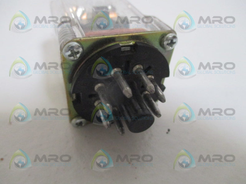 POTTER & BRUMFIELD KCP-11-2500 RELAY 2500 OHMS *USED*