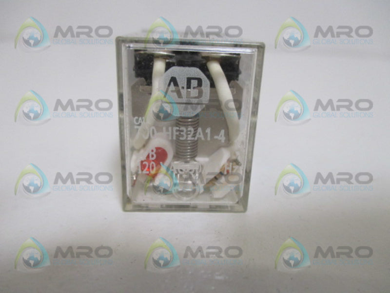 ALLEN BRADLEY 700-HF32A1-4 SER. B RELAY 120VAC *USED*