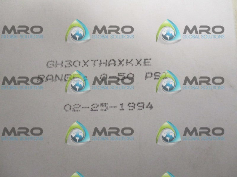 ITT GH30XTHAXKXE REGULATOR 0-50PSI *NEW IN BOX*