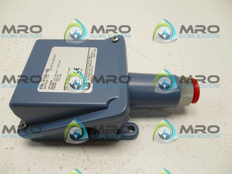 UNITED ELECTRIC H100-192 PRESSURE SWITCH *NEW IN BOX*