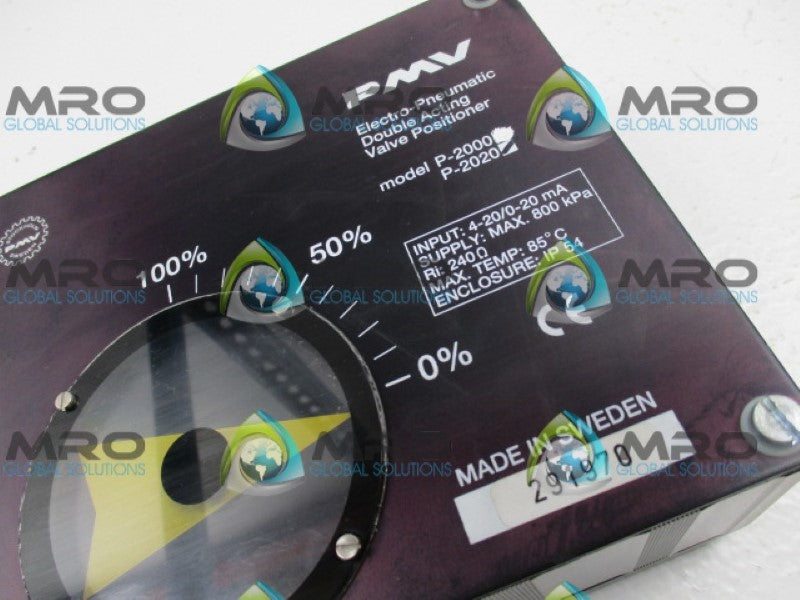 PMV P-2020 291970 VALVE POSITIONER 0-100%  *NEW NO BOX*