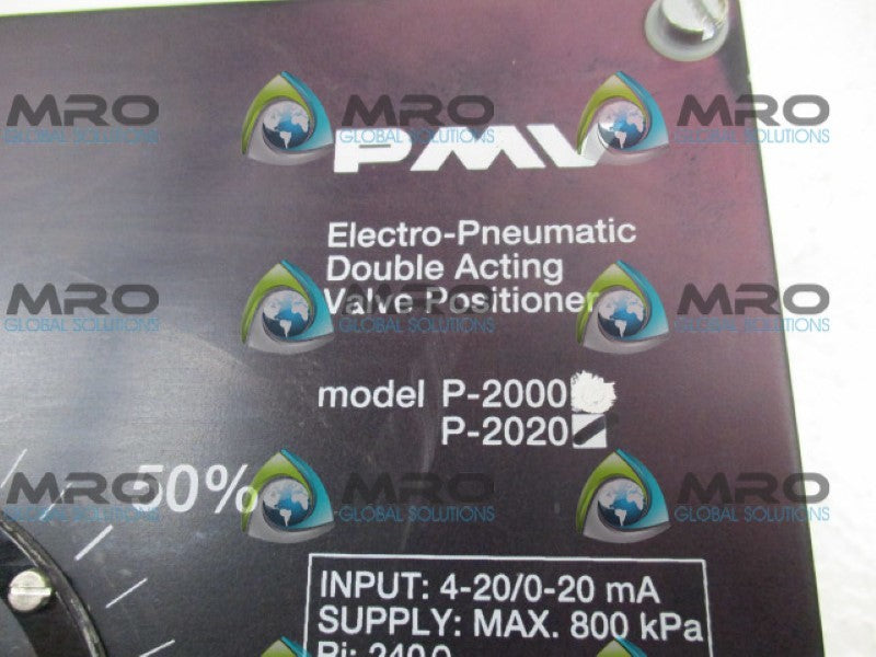 PMV P-2020 291970 VALVE POSITIONER 0-100%  *NEW NO BOX*