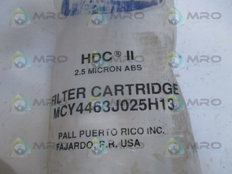 PALL MCY4463J025H13 FILTER CARTRIDGE *NEW IN FACTORY BAG*