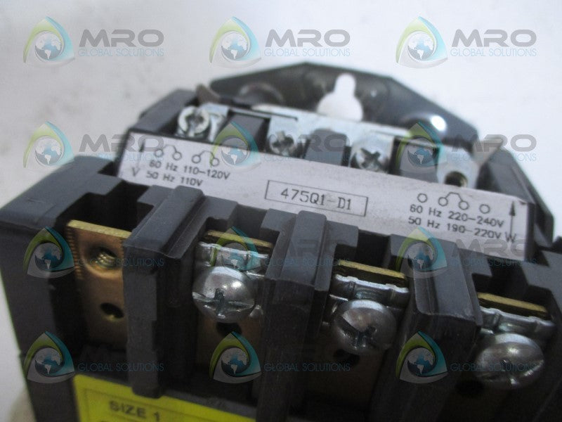 P&H MORRIS 479U186-D11 CONTACTOR 120/240V *USED*