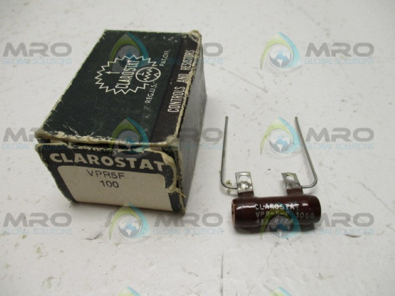 CLAROSTAT VPR-5F RESISTOR 100OHM *NEW IN BOX*