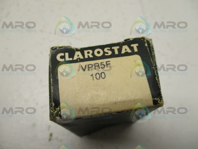 CLAROSTAT VPR-5F RESISTOR 100OHM *NEW IN BOX*